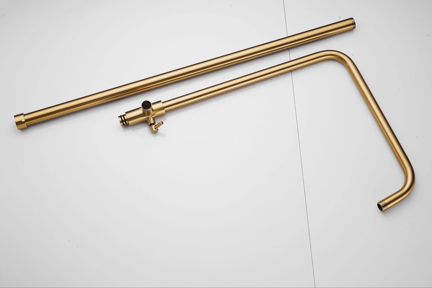 Diamanté Brushed Gold Thermostatic Shower Set