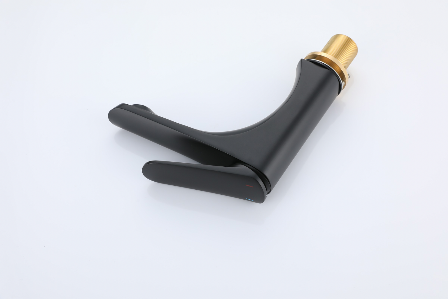 Mistral Black Basin Mixer Tap