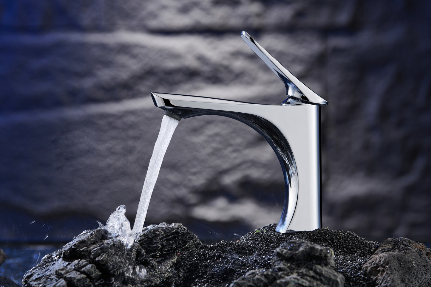 Mistral Chrome Basin Mixer Tap – luxury modern bathroom tap by Riva Living UK